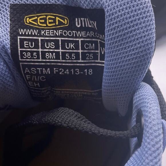 KEEN Utility Vista Energy Low ESD Carbon Fiber Toe Safety Work Womens 8 Wide - Picture 7 of 8